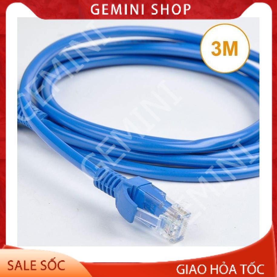 Cáp Mạng Dây mạng 3M 5M 10M và 15M chuẩn RJ45 bấm sẵn đầu