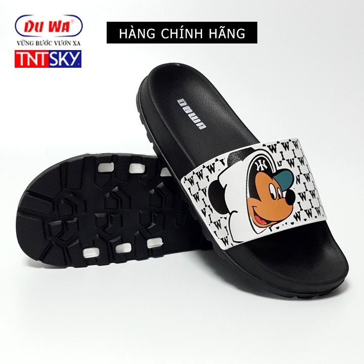 Dép nam, nữ quai ngang siêu nhẹ DUWA - Hàng chính hãng - SH9032 Đen