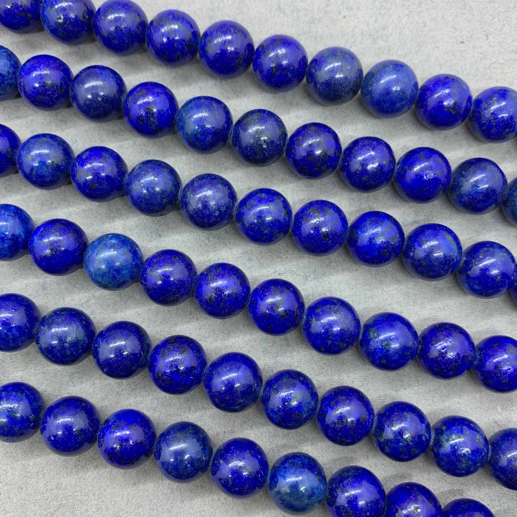 Chuỗi Hạt Đá Lapis Lazuli Tự Nhiên 4-16mm Dùng Để Làm Đồ Trang Sức Thủ Công