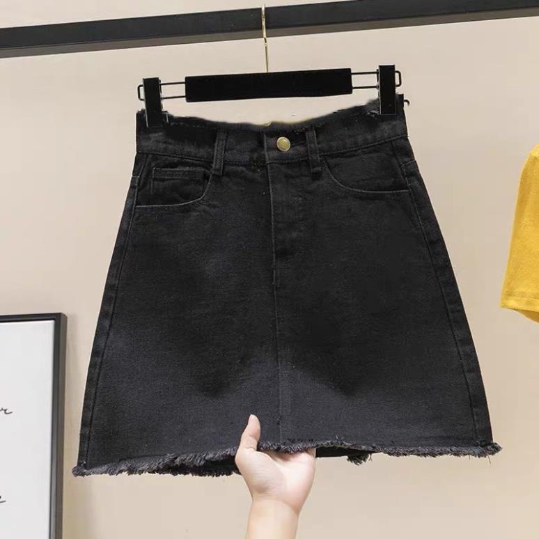 Chân váy Jeans ngắn chữ a lưng cao công sở bigsize  CV18 | BigBuy360 - bigbuy360.vn