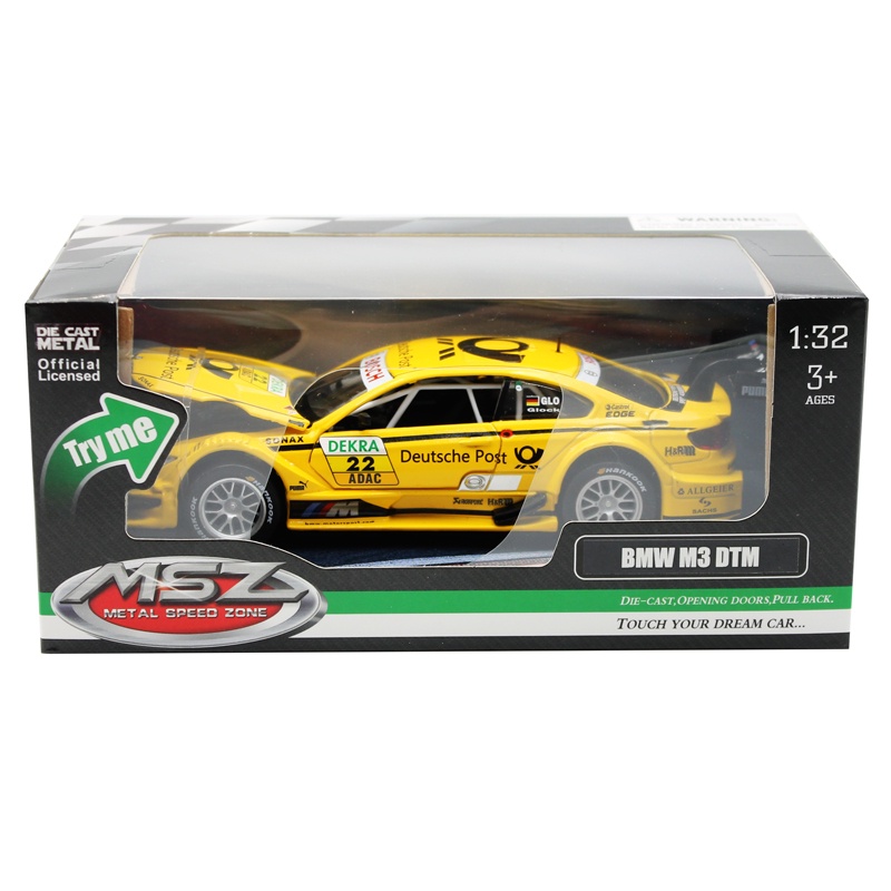 Đồ Chơi Mô Hình Xe 1:32 BMW M3 DTM - MSZ 4904 - Màu Vàng