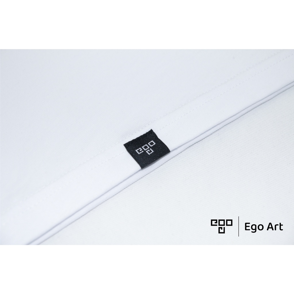 Áo thun unisex Ego Art Dot Tee phông in KTS 2 màu áo đen trắng nam nữ tay lỡ form rộng oversize