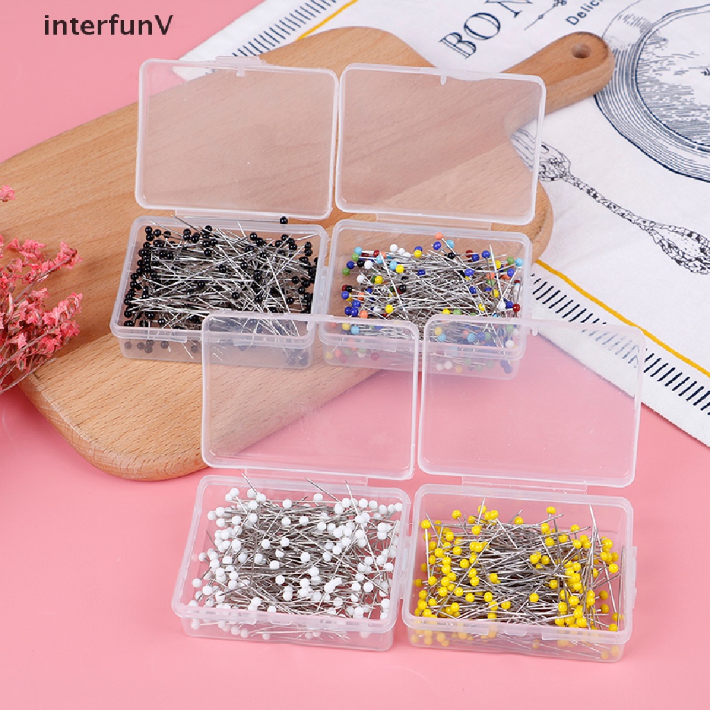 Set 250 Kim Băng Đầu Ngọc Trai Dùng Trong May Vá