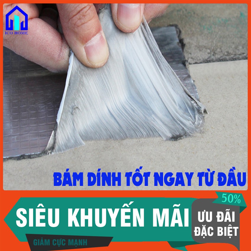 Băng dính chống thấm nước công nghệ Nhật Bản SIÊU DÍNH, khổ 5cm x 5 mét- ICO HOME