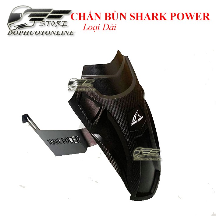 Chắn Bùn Shark Power Loại Dài Nhựa Abs Hai Chân Thép