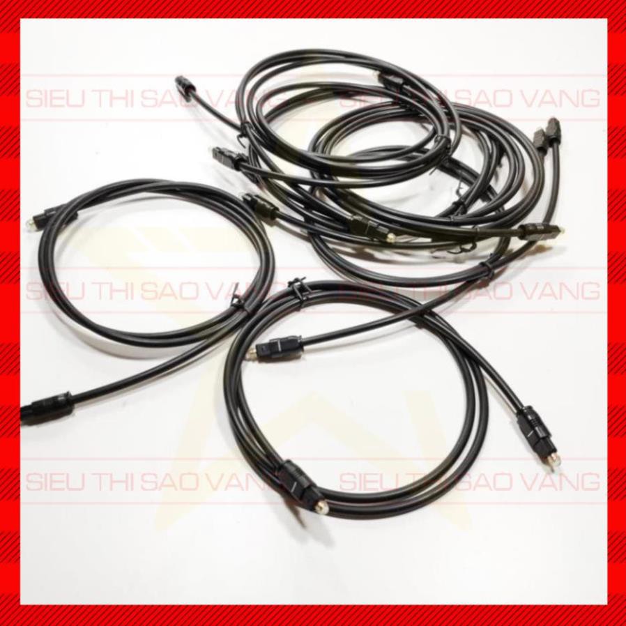 Dây cáp optical nhựa đen tiêu chuẩn - Toslink