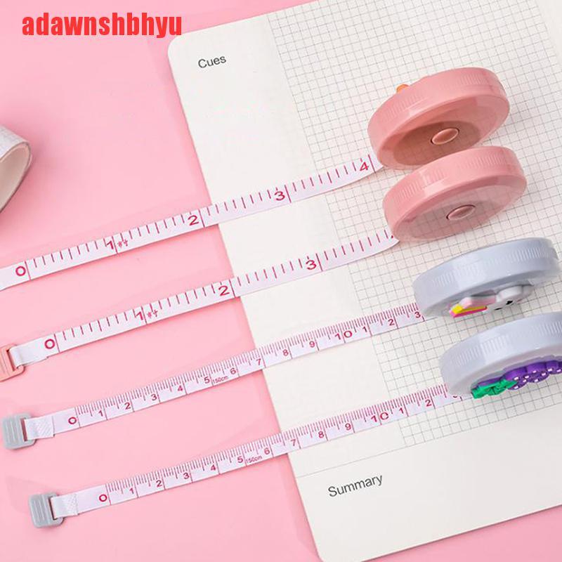 Thước dây thu gọn được họa tiết hoạt hình đáng yêu nhỏ gọn dành cho đo số đo cơ thể
