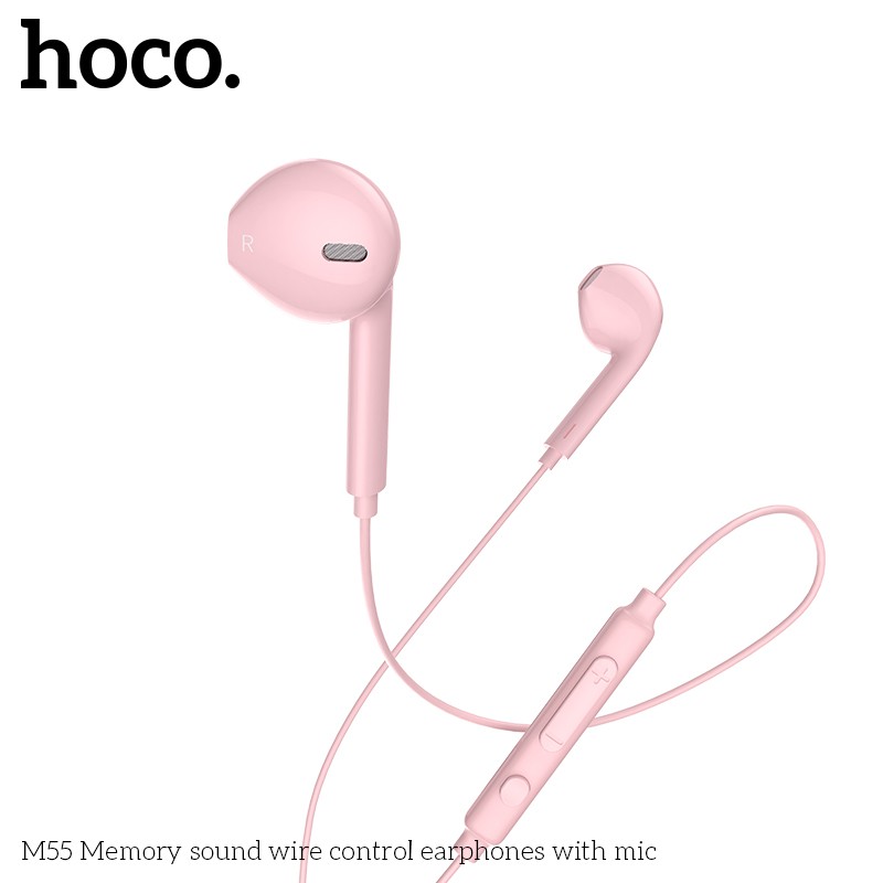 HOCO M55 Tai nghe nhét tai kết nối dây có mic