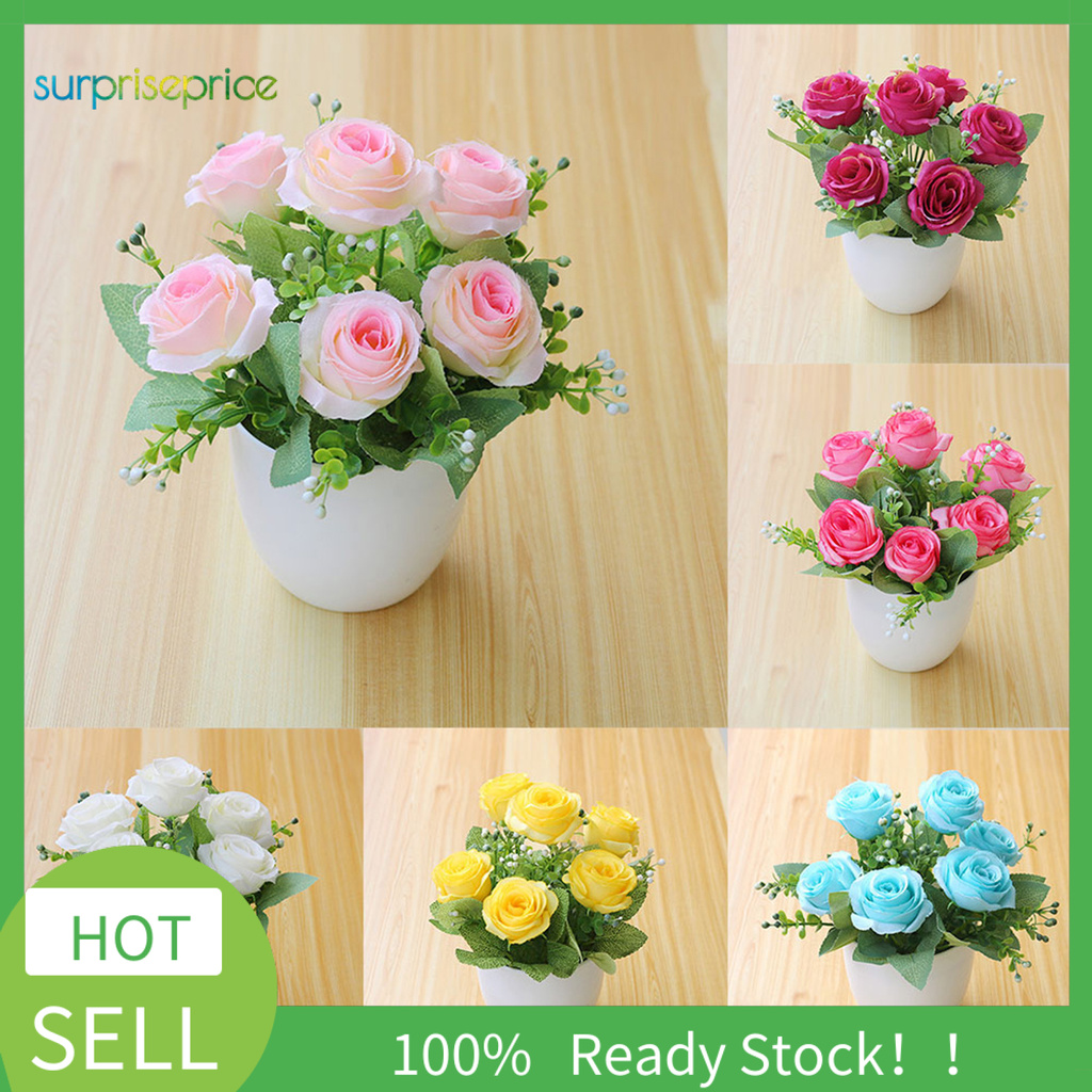 Chậu cây bonsai giả để trang trí nội thất phòng khách đẹp mắt