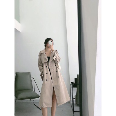 Ảnh thật 4 hình cuối-HC429.Áo trendcoat Dahuayuan DHY mùa thu phiên bản Hàn Quốc