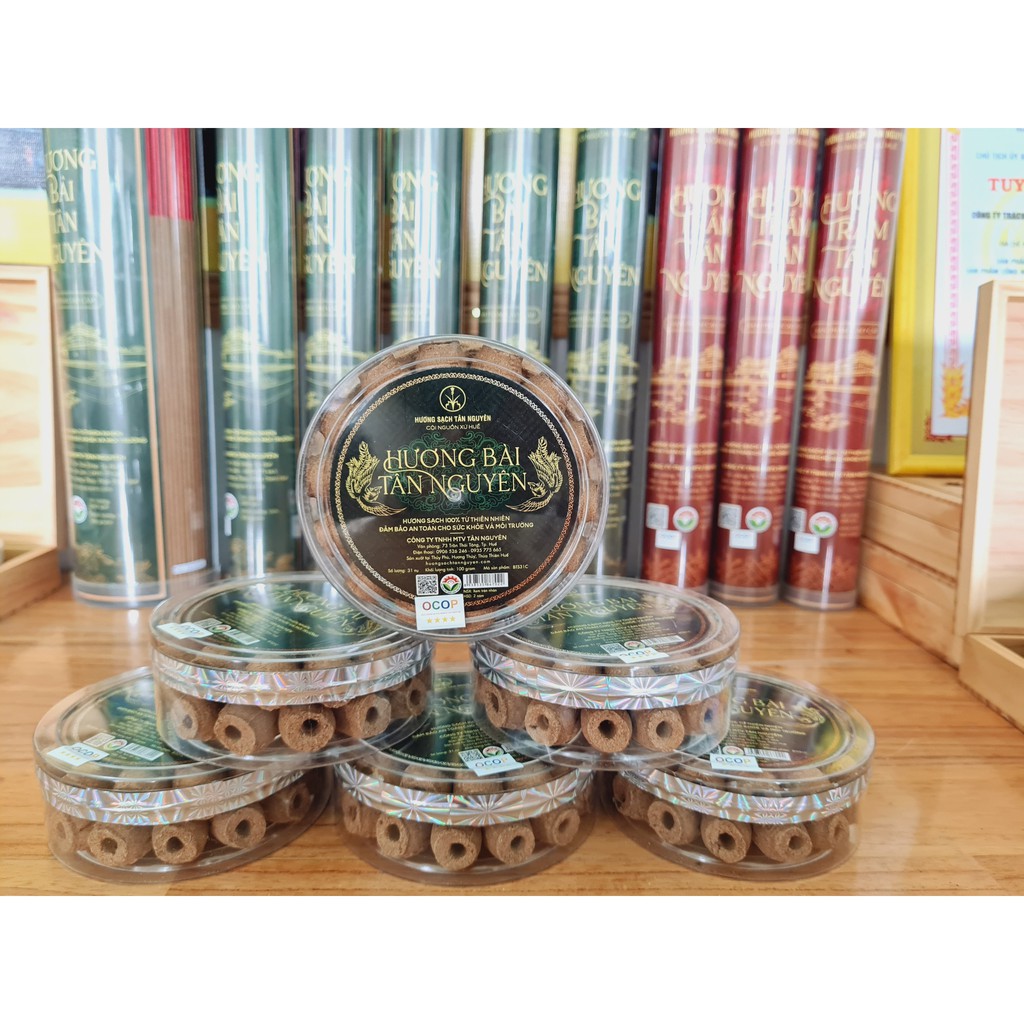 Nhang Trầm que cao cấp - ống mika sang trọng - HƯƠNG SẠCH TÂN NGUYÊN