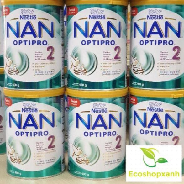 Combo 3 lon Sữa NAN OPTIPRO 2 Mẫu Mới 400g (Date 2021)