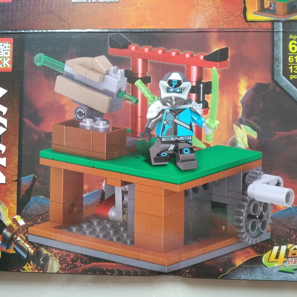 (SALE SHOCK) LEGO BỘ 4 CHIẾN BINH NINJA LỐC XOÁY MÃ 61051