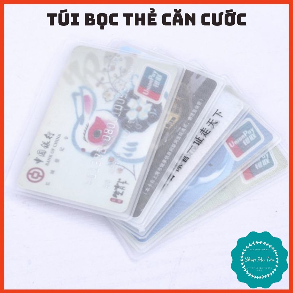 Bọc thẻ ATM, card căn cước công dân, thẻ học sinh, sinh viên tiện dụng loại đẹp 1 mặt trong và 1 mặt nhám.