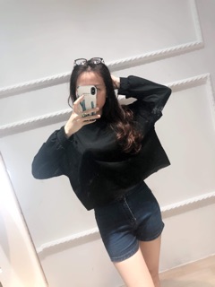 Áo croptop bo tay HSU1