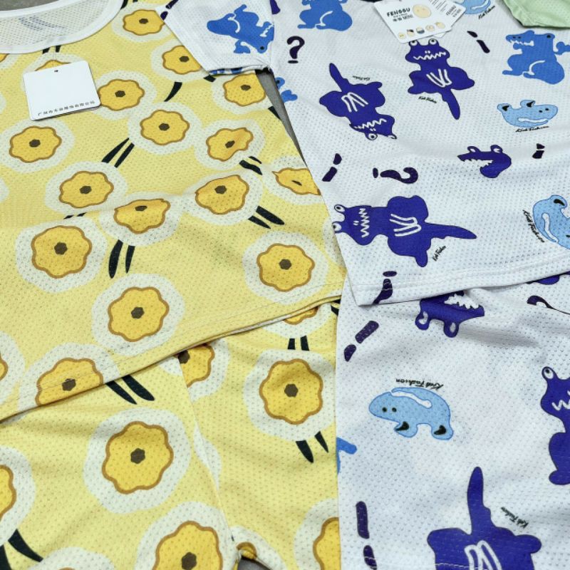 BỘ COTTON THÔNG HƠI CHO BÉ TRAI/ BÉ GÁI SZ 8-18 KG.