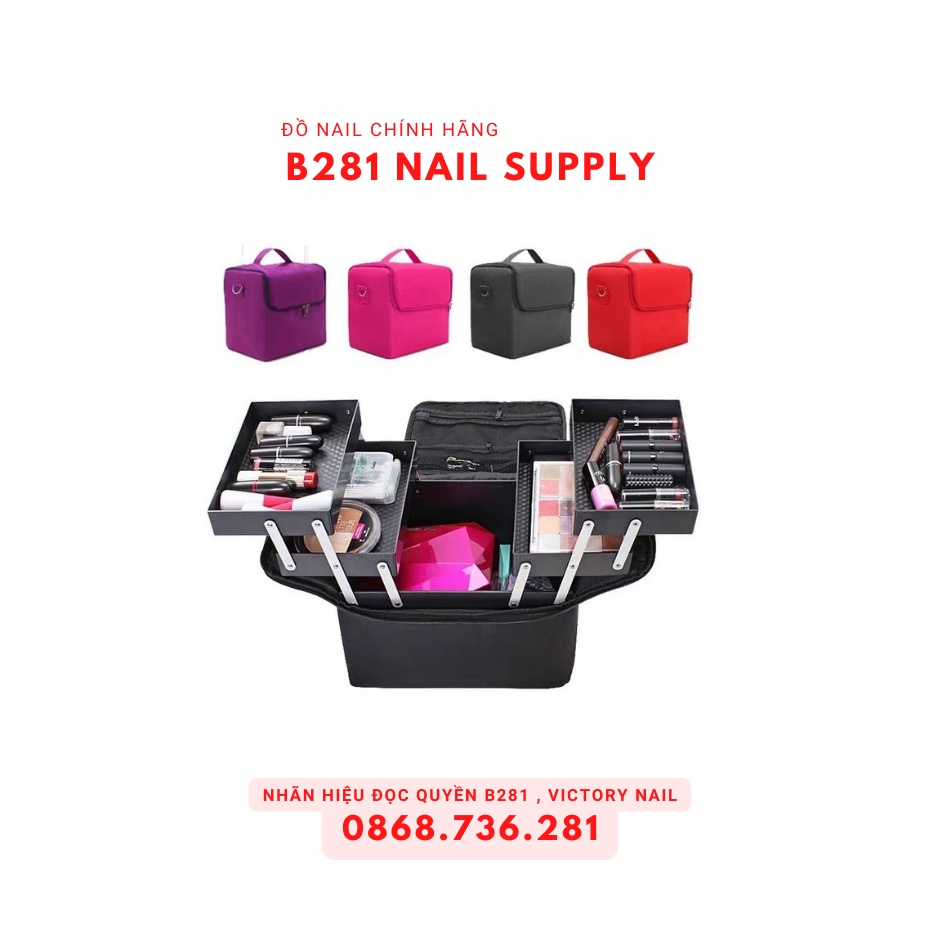 [ SALES ] Cốp Vải Đựng Đồ Nail Mi Cho Học Viên Size 29*27*21 Cm