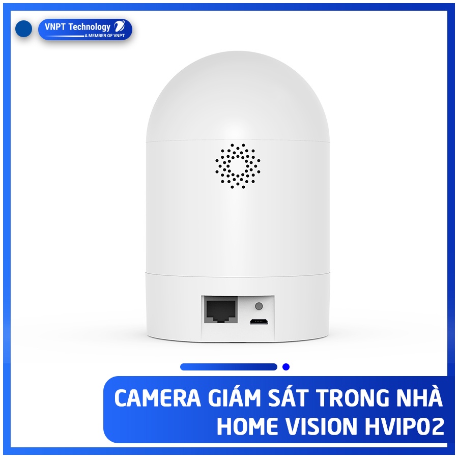 Camera IP Wifi VNPT Technology ONE HOME HVIP01 xoay 360 quan sát rõ ngày và đêm kèm thẻ 16Gb hàng Việt Nam