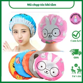 Mũ chụp tóc khi tắm