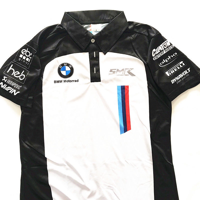 Áo Thun POLO Tay Ngắn Khô Nhanh Mùa Hè In Logo Bmw Dành Cho Nam