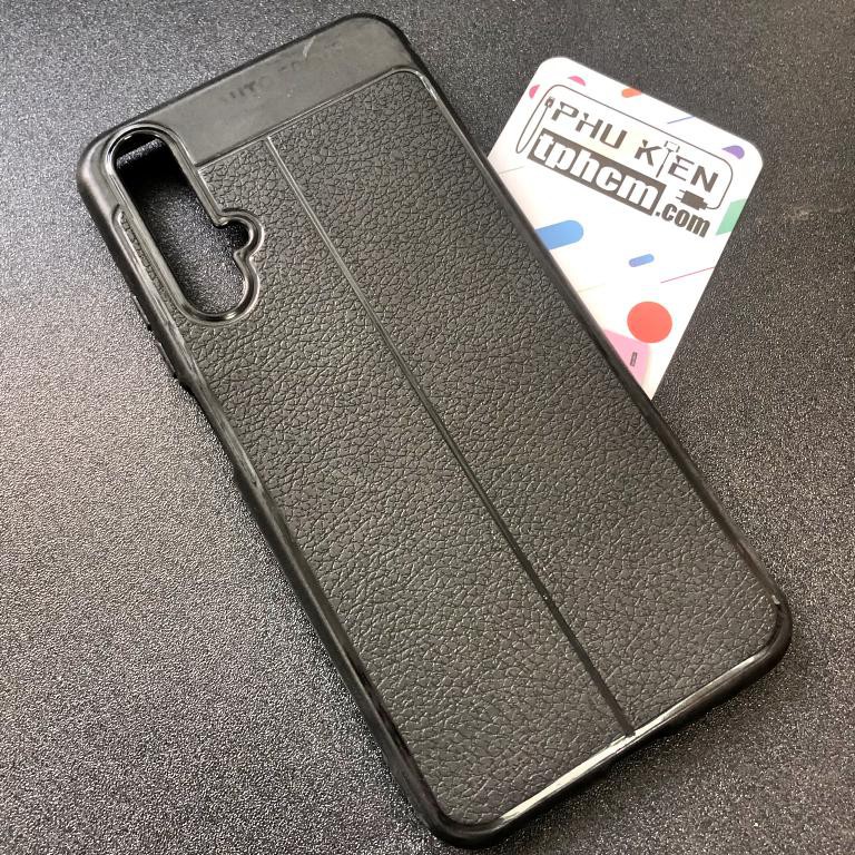 Ốp lưng Huawei Nova 5T dẻo giả Da Cao cấp