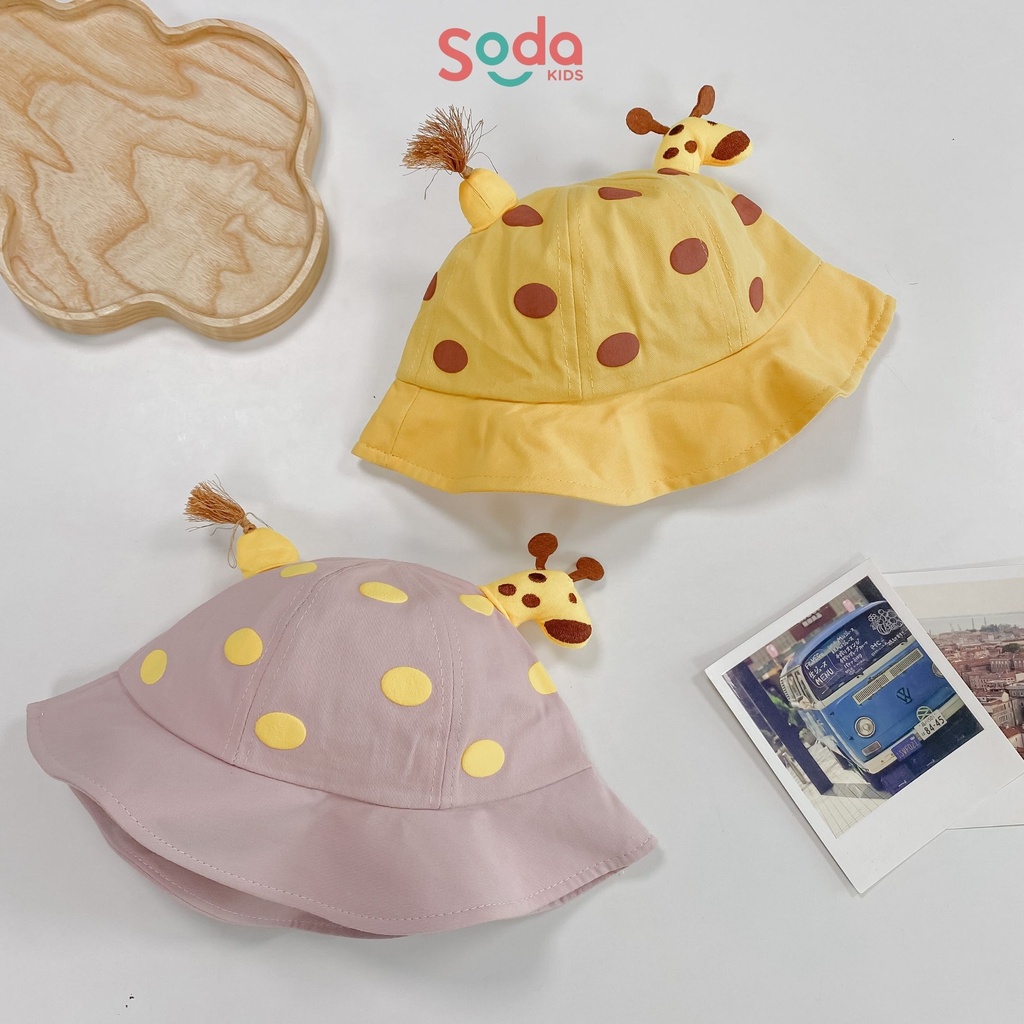 Mũ vành huơu cao cổ cho bé trai và bé gái 6-18m (Ảnh thật)