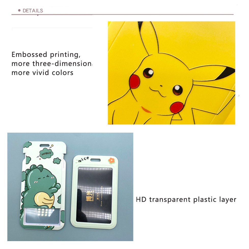 Dây Đeo Thẻ Kèm Mặt Dây Dài Hình Totoro / Kỳ Lân Dễ Thương Trang Trí Trường Học / Đi Làm Việc