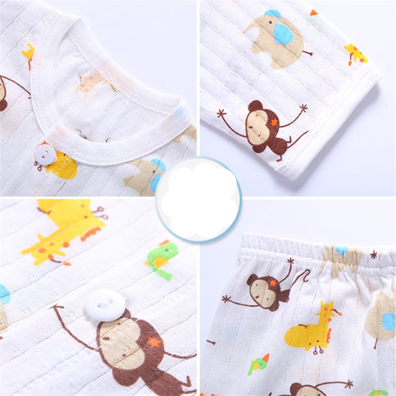 áo sơ sinh dài tay Bộ quần áo MioMio Dài Tay Cotton Mỏng - MIO VIỆT NAM