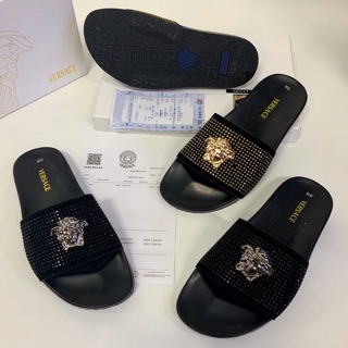 Dép Lê VERSACE đính đá cao cấp cực sang - Ảnh thật 100%