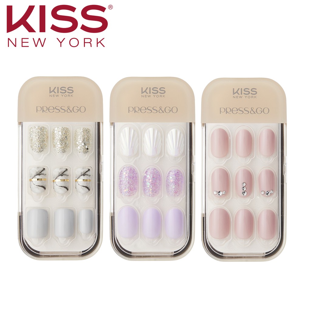  Móng Tay Gel Tự Dán Press & Go Kiss New York Nail Box