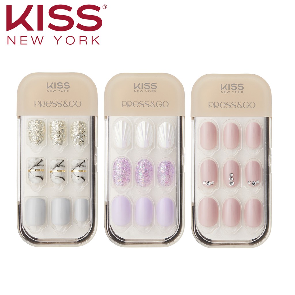 [BST My Season] Móng Tay Gel Tự Dán Press &amp; Go Kiss New York Nail Box