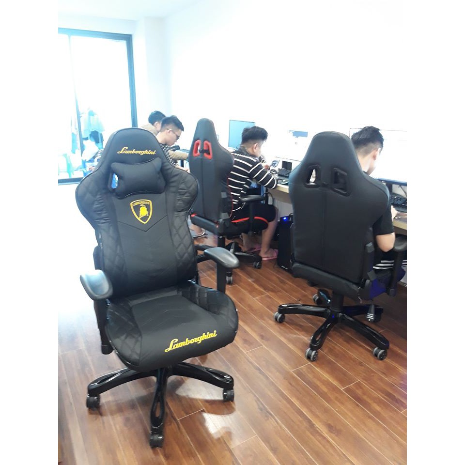 Ghế Gaming Lamborghini màu Ghi