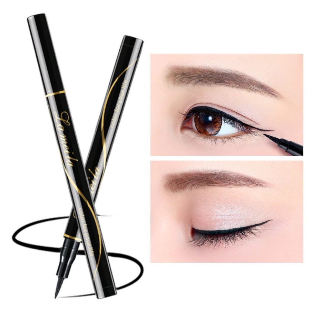 Bút kẻ mắt dạ Lameila trang điểm chống nước lâu trôi Waterproof Liquid Eyeliner Pen LKMN3