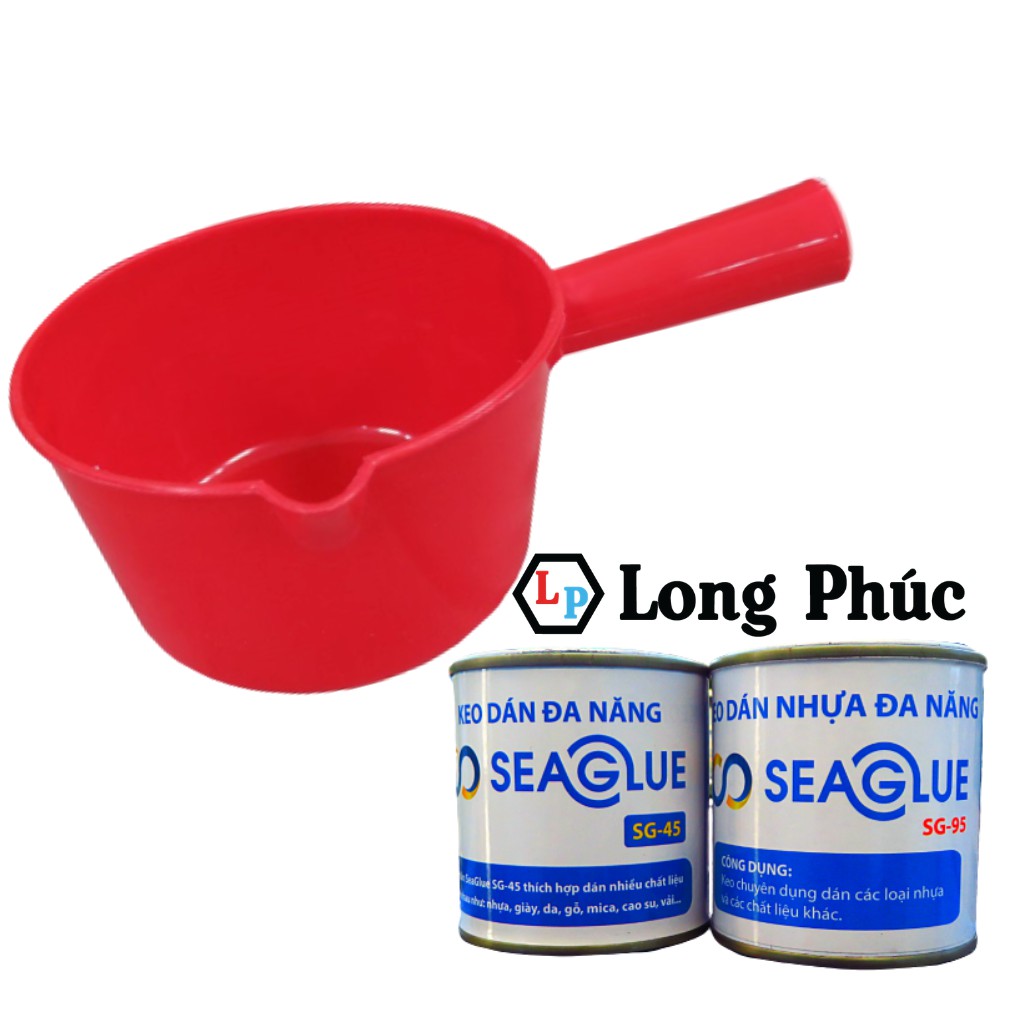 [FreeShip 50k] Keo Dán Đa Dụng SeaGlue SG-45| Trong Suốt, Chịu Nước, Dính Chắc | lọ 300gr | long phúc shop