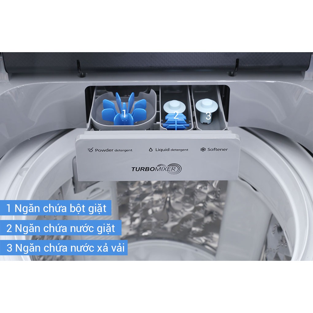 Máy giặt Panasonic 10 kg NA-F100V5LRV - Khóa trẻ em Giặt nước nóng Tự khởi động lại khi có điện.Giao miễn phí HCM