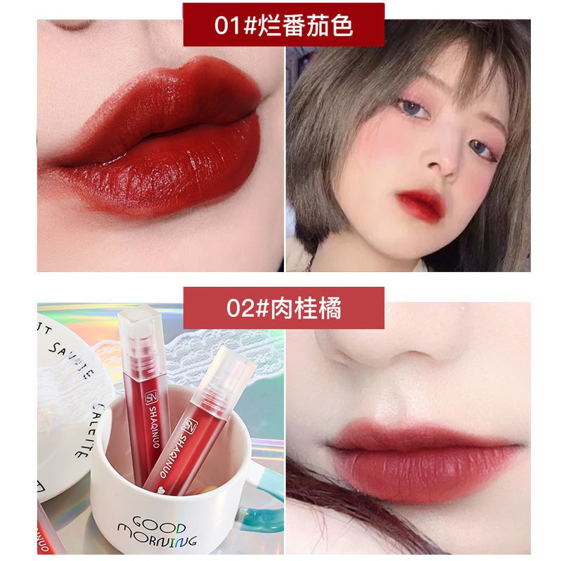 (hàng Mới Về) Son Kem Lì Thiết Kế Vỏ Son Hình Khối Lập Phương Màu Sắc Thời Trang | BigBuy360 - bigbuy360.vn