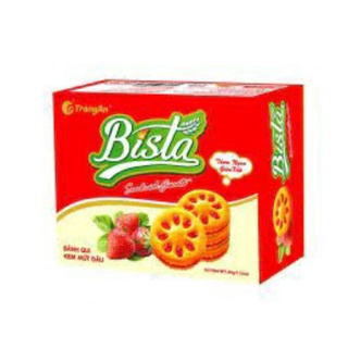 Bánh bista mứt dâu tràng an hộp 366g