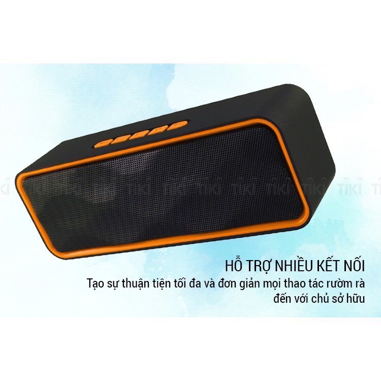 LOA MINI NGHE NHẠC SC211 LOA KẾT NỐI BLUETOOTH ÂM THANH CỰC ÊM VỚI HỆ THỐNG 2 LOA