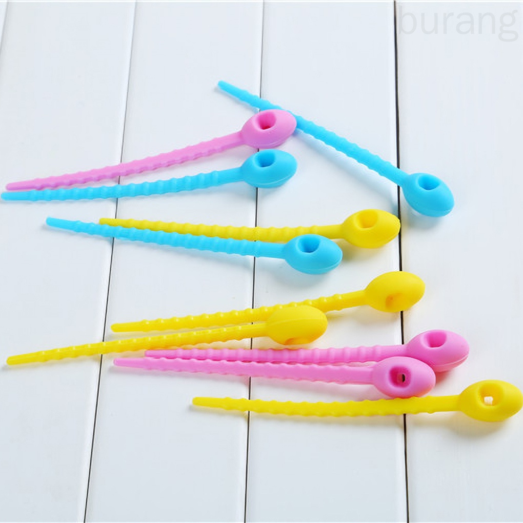 Bộ 5 Dây Silicone Buộc Túi Thực Phẩm