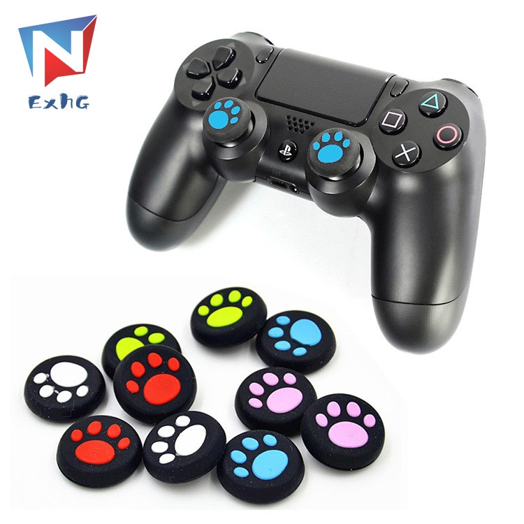 Set 2 ốp silicon bảo vệ nút bấm điều khiển cho tay cầm chơi game PS3 PS4 /360