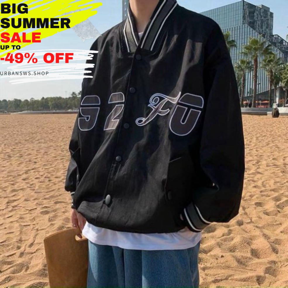 (XẢ KHO NGHỈ SHOPEE) Áo Khoác Dù Kiểu Bomber, Chất Dù 2 Lớp, Unisex, Logo In 2 Thân Chuẩn Hàng Shop