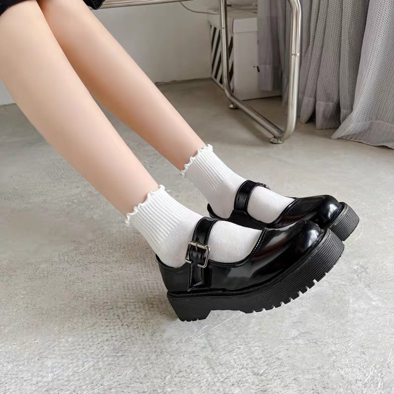 Tất Nhún Cao Cổ Phong Cách Vintage Hàn Quốc chất len đẹp Cha.ne.l