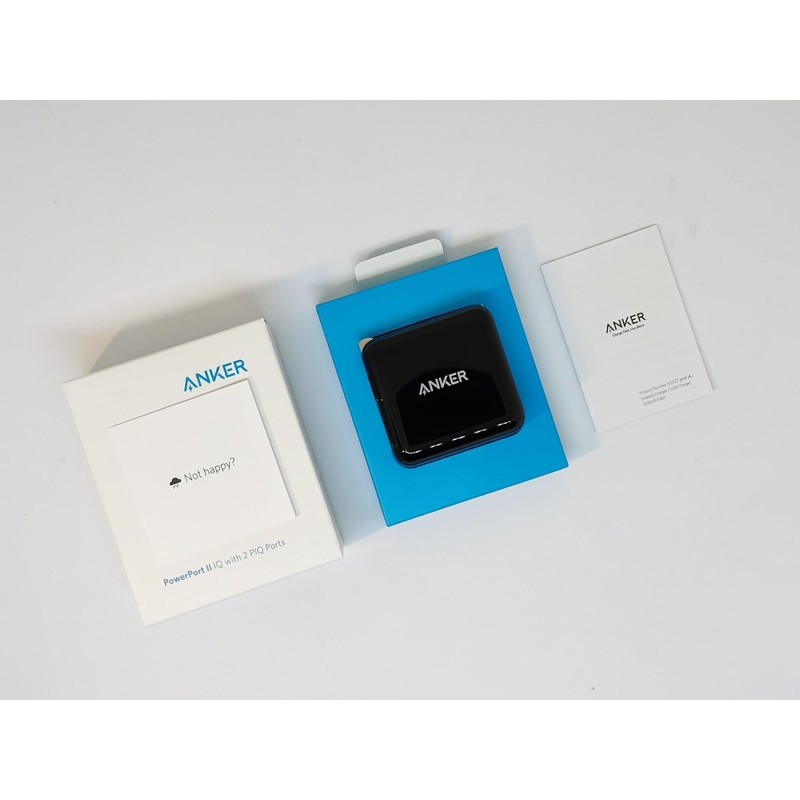 -Cốc Sạc 2 Cổng Anker PowerPort II 24W