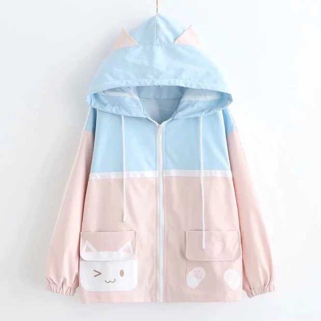 [Mã FAMAYWA giảm 10K đơn 50K] [SITASHOP] 💞 Áo khoác dù tai mèo nhí nhảnh ảnh thật | BigBuy360 - bigbuy360.vn
