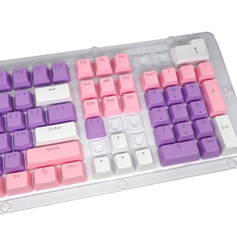 104 Keycap thay thế Pbt phối 3 màu cho bàn phím cơ