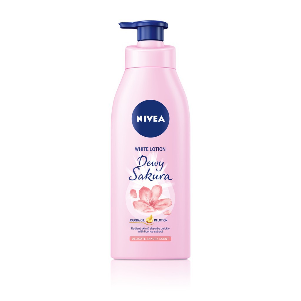 Sữa Dưỡng Thể Dưỡng Trắng Da Nivea Dewy Sakura 350ml - 85703