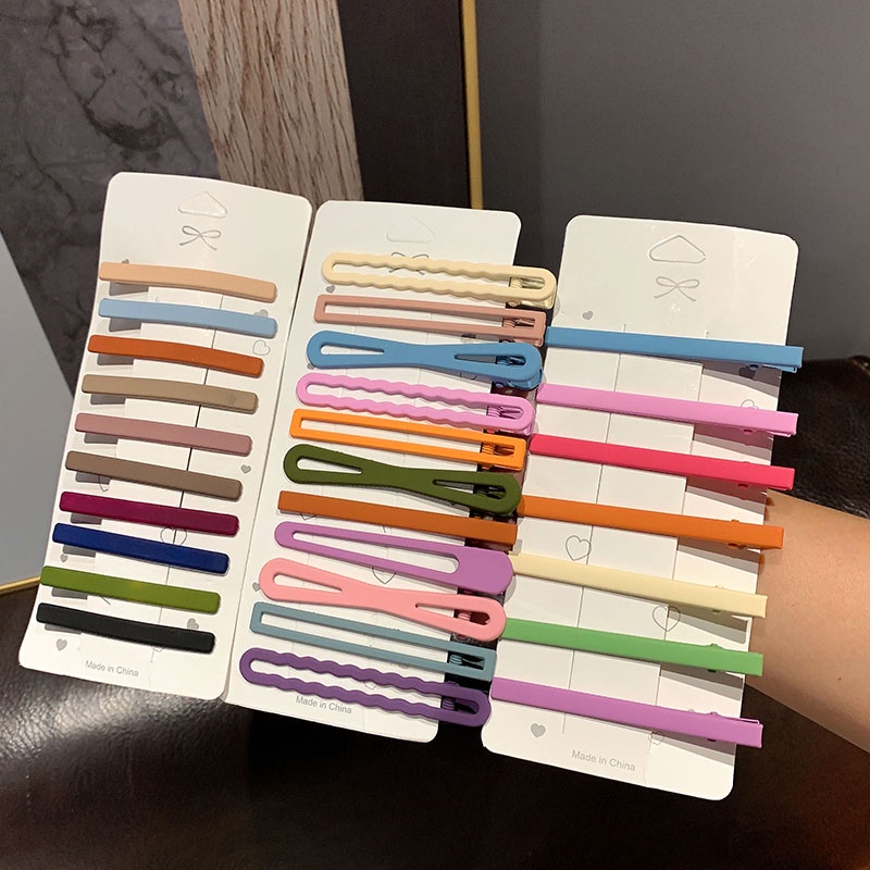 10 Kẹp tóc nhiều màu sắc