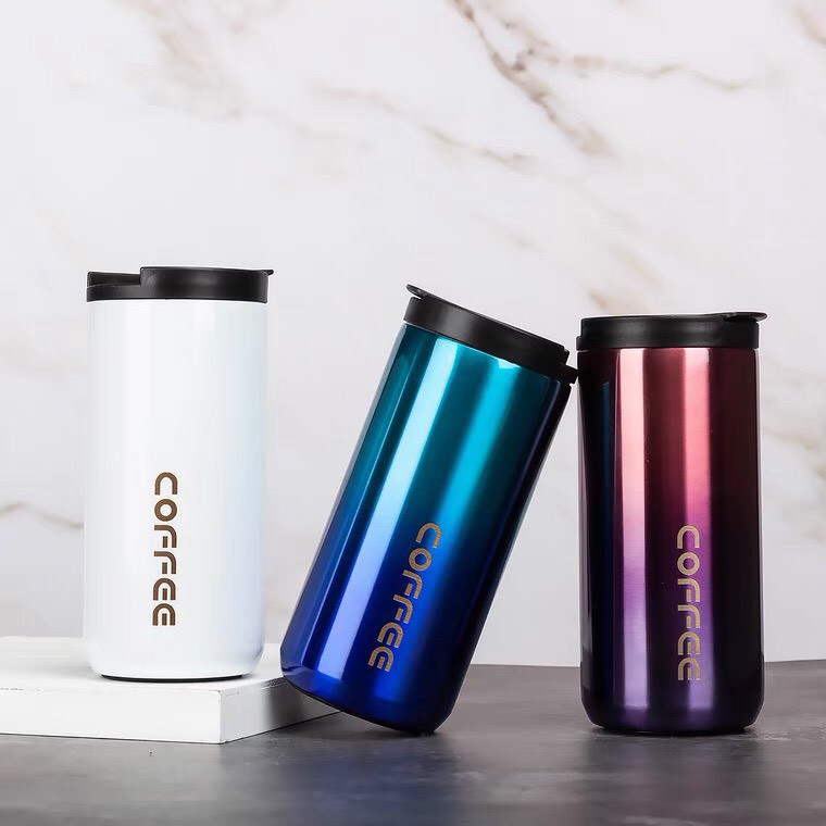 Ly giữ nhiệt bằng inox Coffee style Hàn Quốc cao cấp dung tích 450ml