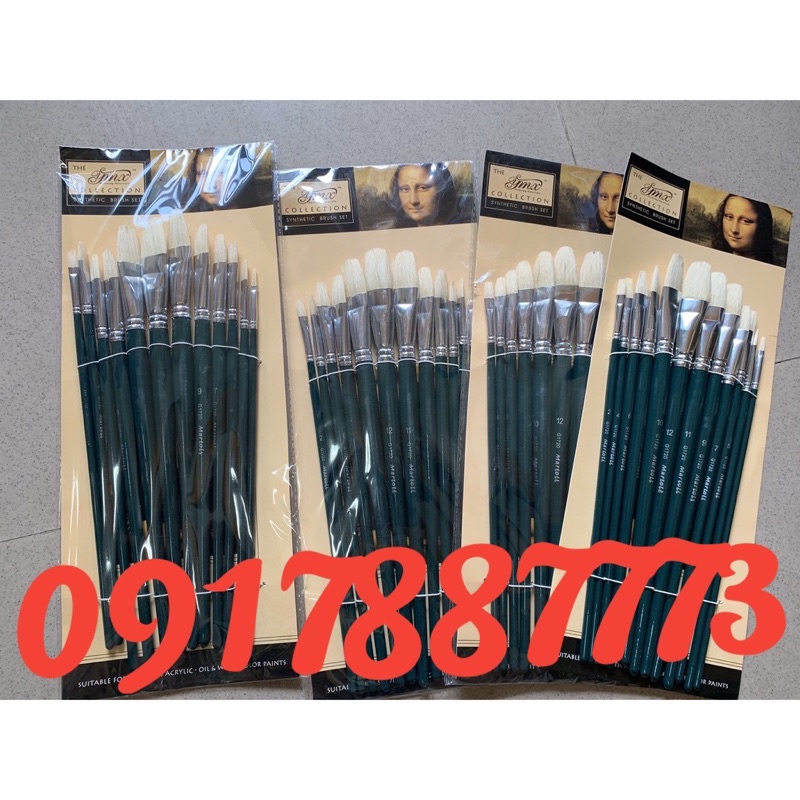 Cọ sơn dầu Martoll  số 1/2/3/4/5/6/7/8/9/10/11/12