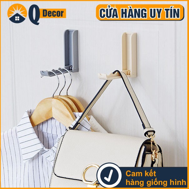 Thanh treo đồ gấp gọn, móc dán treo đồ gấp gọn